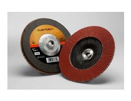 3M™ Cubitron™ II Flap Disc 969F, 80+, T27, 7 in x 7/8 in, 5 ea/Case