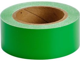 Solid Color Banding Tape for Pipe Marking - Roll Form, Pressure Sensitive Vinyl, Green, 2" x 30 Yd