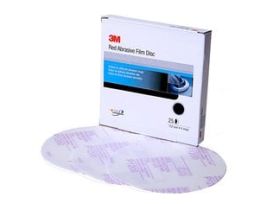 3M™ Hookit™ Red Finishing Film Abrasive Disc 260L, 01186, 6 in, P1000, 25 discs per carton, 4 cartons per case