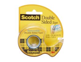 Scotch® Removable Double Sided Tape 238, 3/4 in x 200 in (19 mm x 5.08 m)