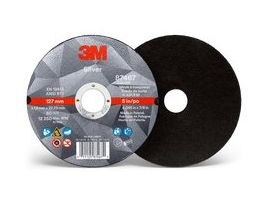 3M™ Silver Cut-Off Wheel, 87467, 36+, T1, 5 in x 0.045 in x 7/8 in, 50 ea/Case