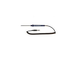 Penetration Ctd Thermistor Probe, Phono Plug, 4" L, .188" Dia, 5ft Coil
