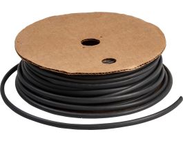 BRADYMARK Series Heat Shrink Tubing: Polyolefin, Black, 0.187" Dia x 100' L