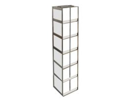 Vertical/Chest Freezer Rack for 15 and 50 mL Centrifuge Tube Boxes, 6 box capacity