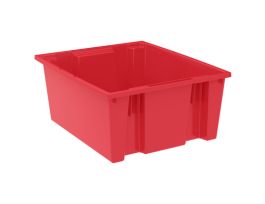 TOTE NEST & STACK 23-1/2X19-1/2X10 RED