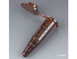 MICROCENTRIFUGE TUBE CAP PP AMBER 1.5 ML