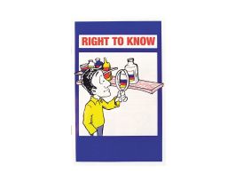 RTK Training Booklets 25/Package, Black/Red/Yellow on Blue