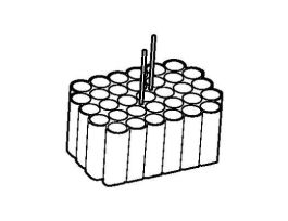 ADAPTER 16X75-100MM ROUND BOTTOM/PL/TB