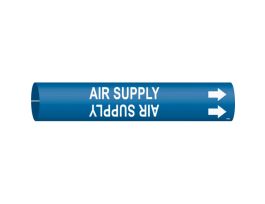 AIR SUPPLY Pipe Marker, Fits Pipes 0.75" Dia. Thru 1.375" Dia.