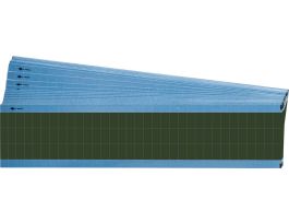 NEMA Wire Marker Perm Adhesive Vinyl 0.5in H x 0.25in W Dark Green PK/25 Crds