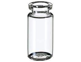 Headspace Vial, Glass, 20 mm, DIN Crimp Neck, Round Bottom, 10 mL; 1000/pk