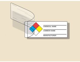 Self-Laminating NFPA Safety Label, NFPA COMMON CHEMICAL IDENTIFIER, 1" X 3", 100/RL