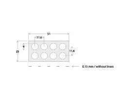 SECURE SEAL SPACERS, 19X0.12MM