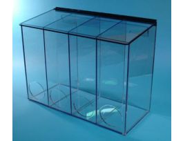 DISPENSER 4SLOT-LIDSPCSVR PETG