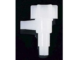 Needle-type Tank Spigot, LDPE, 5/8" spigot OD; 12 NPT(M)