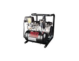 Ultra-Quiet Oilless Air Compressor, 1.25 cfm/0.93 gal Tank; 220V
