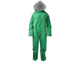 I96ACA CHEM SHIELD COVERALL W/HD-GRN-S