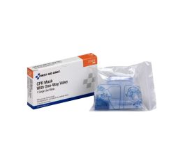MASK CPR W/ONE-WAY VALVE FIRST AID ONLY