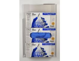 TRIPLE BOX GLOVE DISPENSER PETG CLR 6 IN