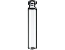 Crimp Vial, Glass, 1.2 mL, 8 mm, Flat Bottom; 1000/pk