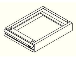 FILE DRAWER W/CONTOUR FRONTS