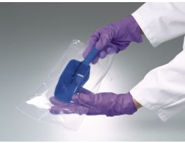 SCOOP FOOD STERILE POLYSTYRENE BLUE 50ML