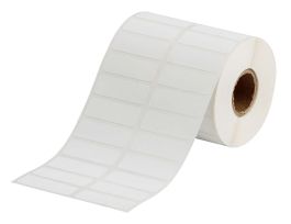 Chemical Resistant Cryogenic Polypropylene Labels for 1" Small Core Printers - 0.5" x 1.5"