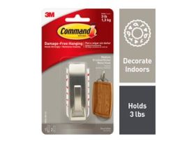 Command™ Modern Reflections Hook MR02-BN-ES, Medium