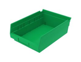 BIN SHELF BIN 11-5/8 X 8-3/8 X 4 GREEN