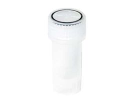 Vial with Screw Cap, Precleaned Polyethylene, 5 mL, 1/2" dia x 2"L, 50/PK