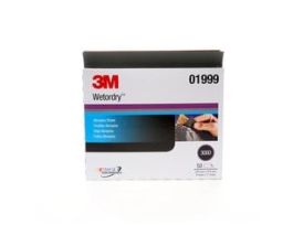 3M™ Wetordry™ Abrasive Sheet, 01999, 3000, 9 in x 11 in, 50 sheets per carton, 5 cartons per case