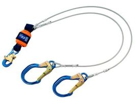 3M™ DBI-SALA® EZ-Stop™ Leading Edge 100% Tie-Off Cable Shock-Absorbing Lanyard 1246178, 6 ft