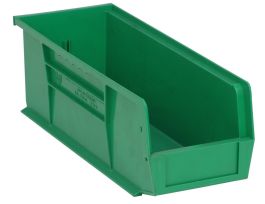 BIN STACK/HANG PP GREEN 14-3/4X5-1/2X5IN