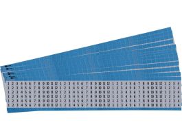 Letters and Numbers Wire Markers Aluminum Foil Legend: 1 to 12, 900 Total