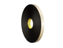 3M™ Double Coated Polyethylene Foam Tape 4492B, Black, Variable Width x 72 yd, 31 mil