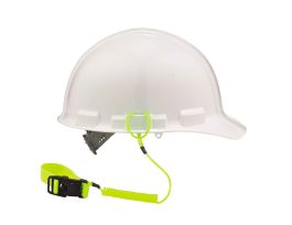 3157 Coil Hard Hat Lanyard with Buckle