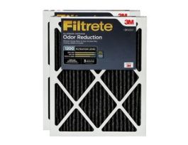 Filtrete™ Allergen Defense Odor Reduction Filter AOR01-2P-6E-NA, MPR 1200, 16 in x 25 in x 1 in (40,6 cm x 63,5 cm x 2,5 cm), 2/pk