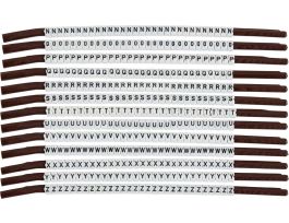 ClipSleeve Wire Markers Size 15 Nylon 14 AWG - 12 AWG, N to Z Pack of 13 Each