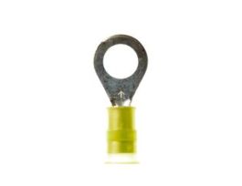 3M™ Scotchlok™ Ring Nylon Insulated, 50/bottle, MNG10-516R/SX, standard-style ring tongue fits around the stud, 500/Case
