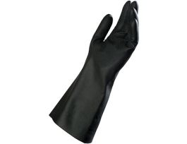 Cotton-Lined Butyl Gloves, size 10, 1 pair