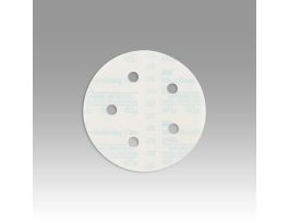 3M™ Hookit™ Microfinishing Film Disc 268L, 40 Mic 3MIL, Type D, 5 in x NH, D/F 5HL, Die 500FH, 25/Bag, 500 ea/Case