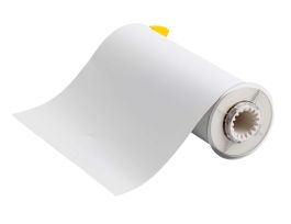 All Weather Permanent Adhesive Vinyl Label Tape for BBP85 Printer - 10" White