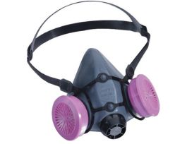 North 5500 Series Half Mask, (2) 7580P100 filters for all particulates, LG