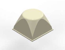 3M™ Bumpon™ Protective Products SJ5514SBBH White, 1000/Case