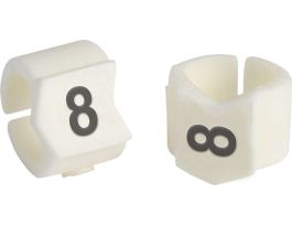 ClipSleeve Wire Markers Size 23 Nylon 8 AWG - 4 AWG, 8 Pack of 50 Pieces