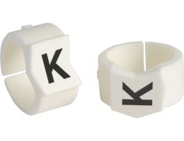 ClipSleeve Wire Markers Size 45 Nylon 0 AWG - 0 AWG, K Pack of 50 Pieces