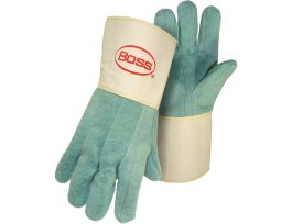 2-PLY HOT MILL NAP-OUT GREEN WITH GAUNTLET CUFF, LG