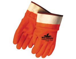 GLOVES PREMIUM FOAM TAN PVC S DZ 1PR