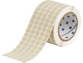 Matte Amber Polyimide Circuit Board Labels 0.437 in H x 0.5 in W Amber 10000/RL