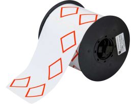 B30 Series GHS CLP Chemical Labels 4.133in H x 6.102in W Red on WT 200/RL